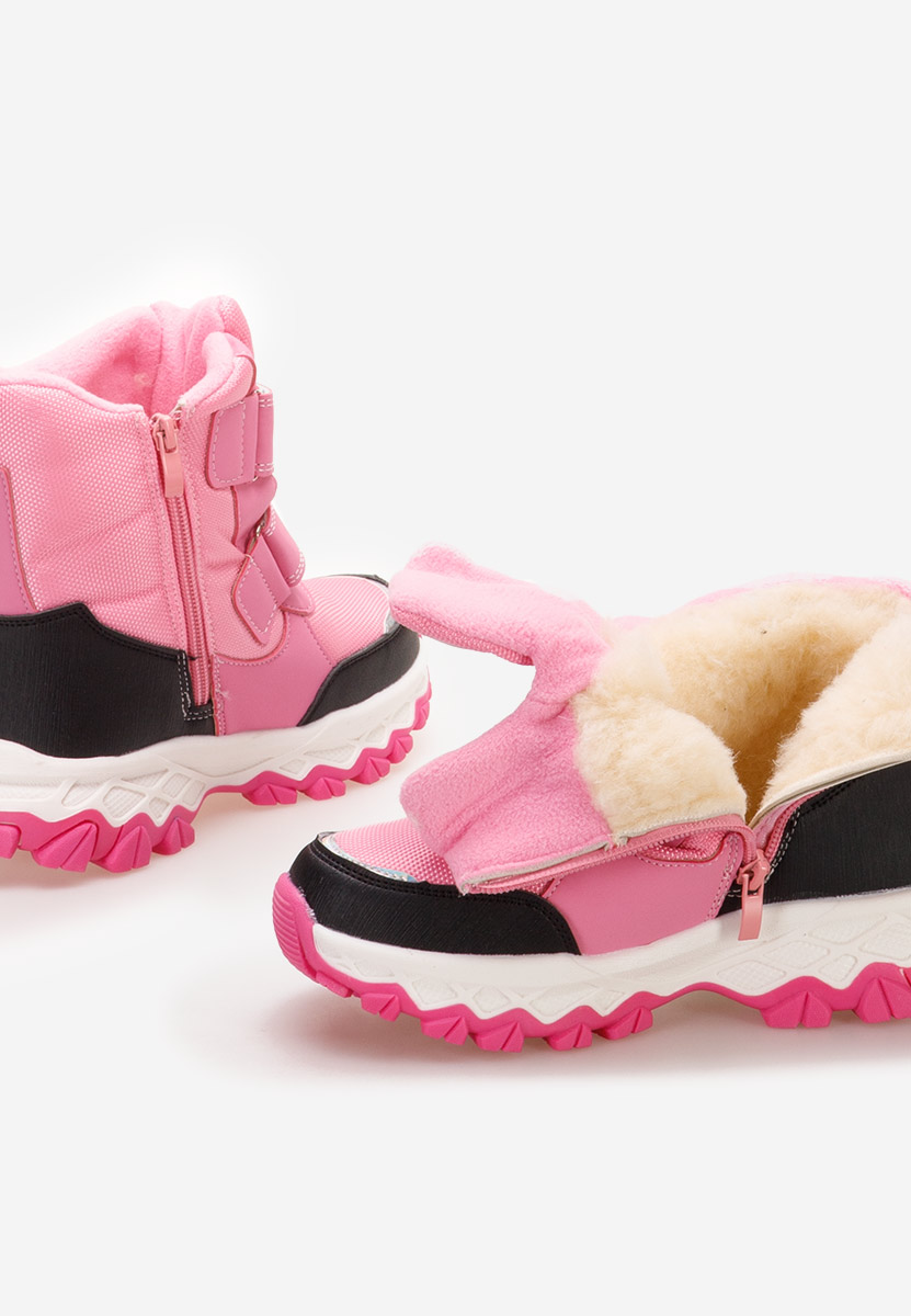 Ružové dívčí kotníkové boty Azalia