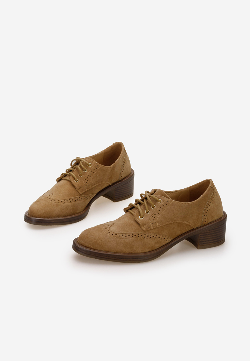 Camelové dámské polobotky Slick