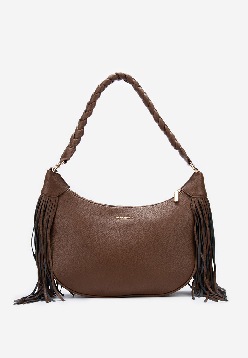 Hnedé rukojeť kabelky Zenith