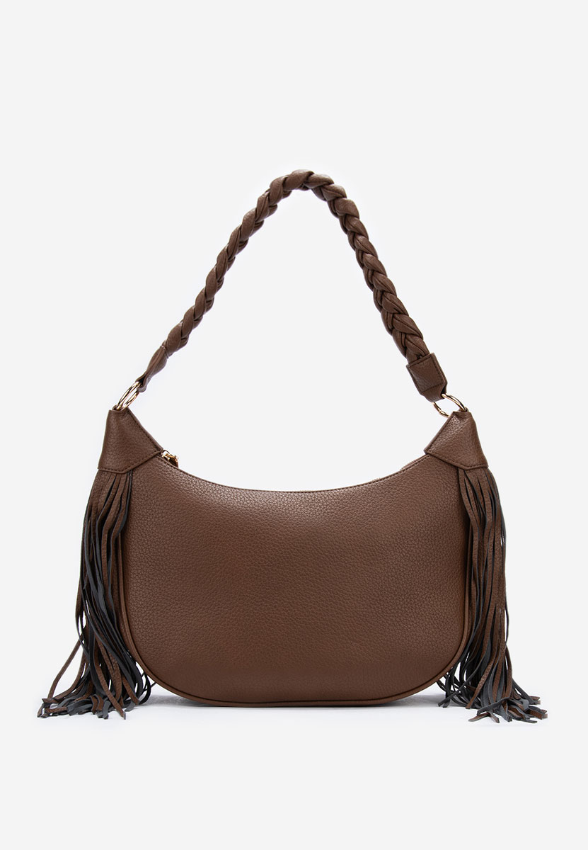 Hnedé rukojeť kabelky Zenith