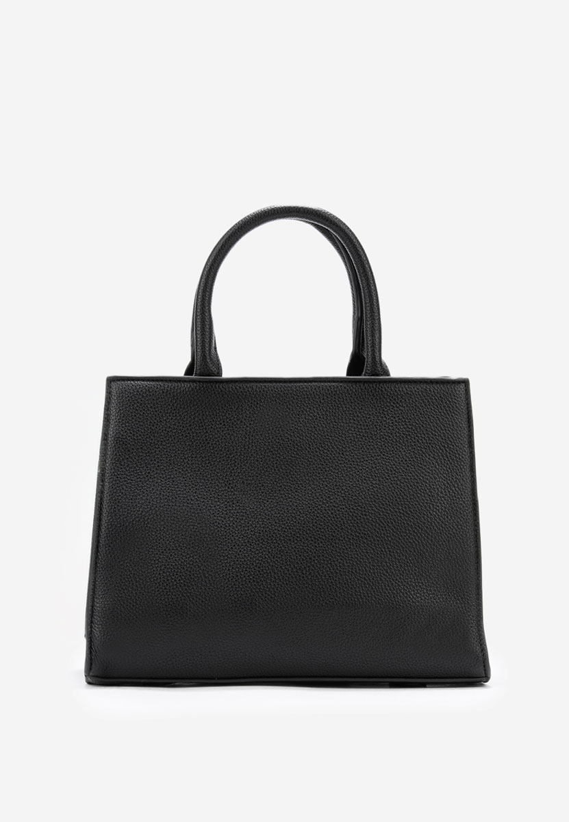 Černá rukojeť kabelky Tharsa