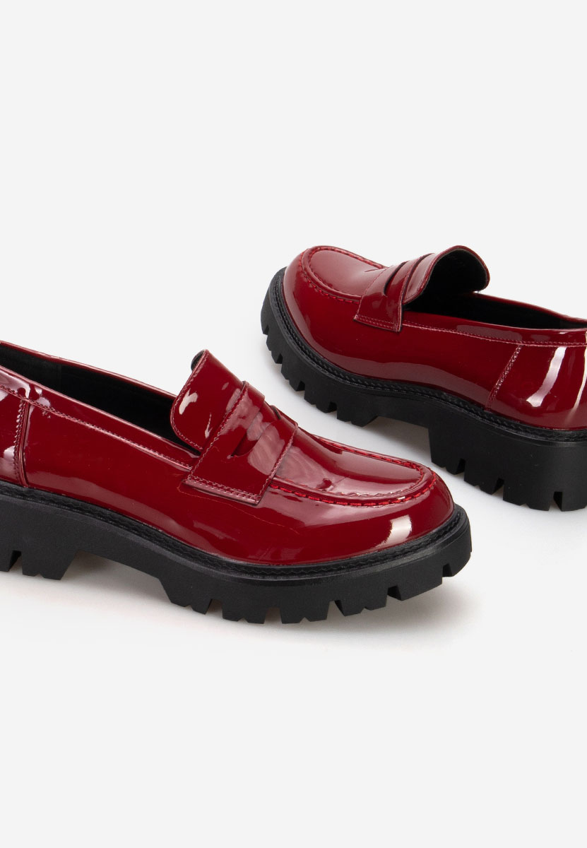 Bordové mokasíny dámské Zampa