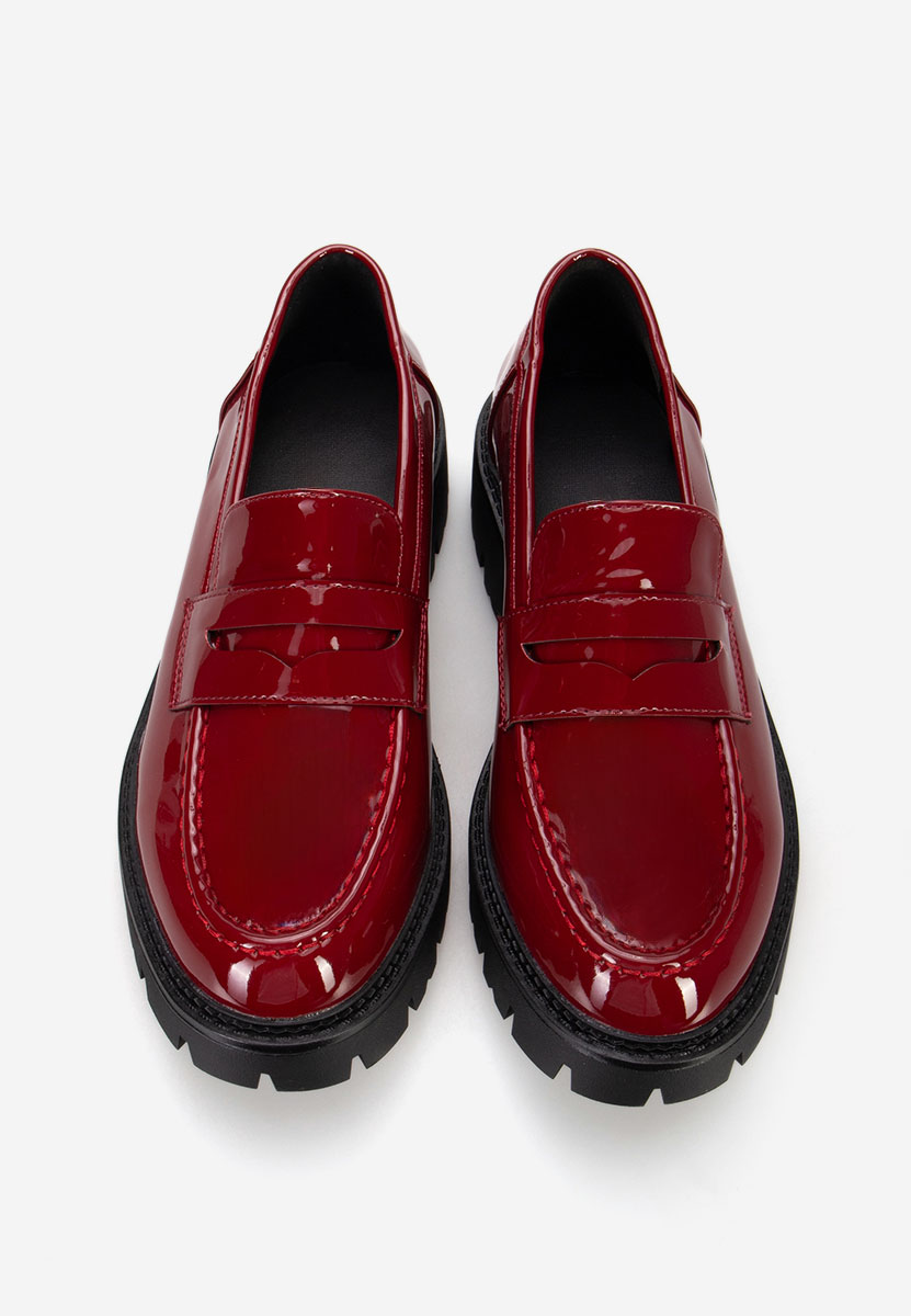 Bordové mokasíny dámské Zampa