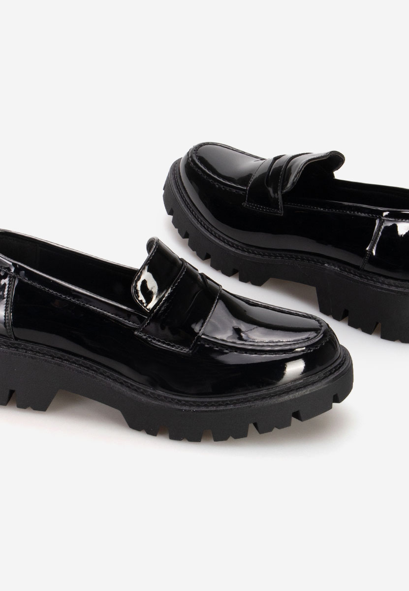 Černé mokasíny dámské Zampa