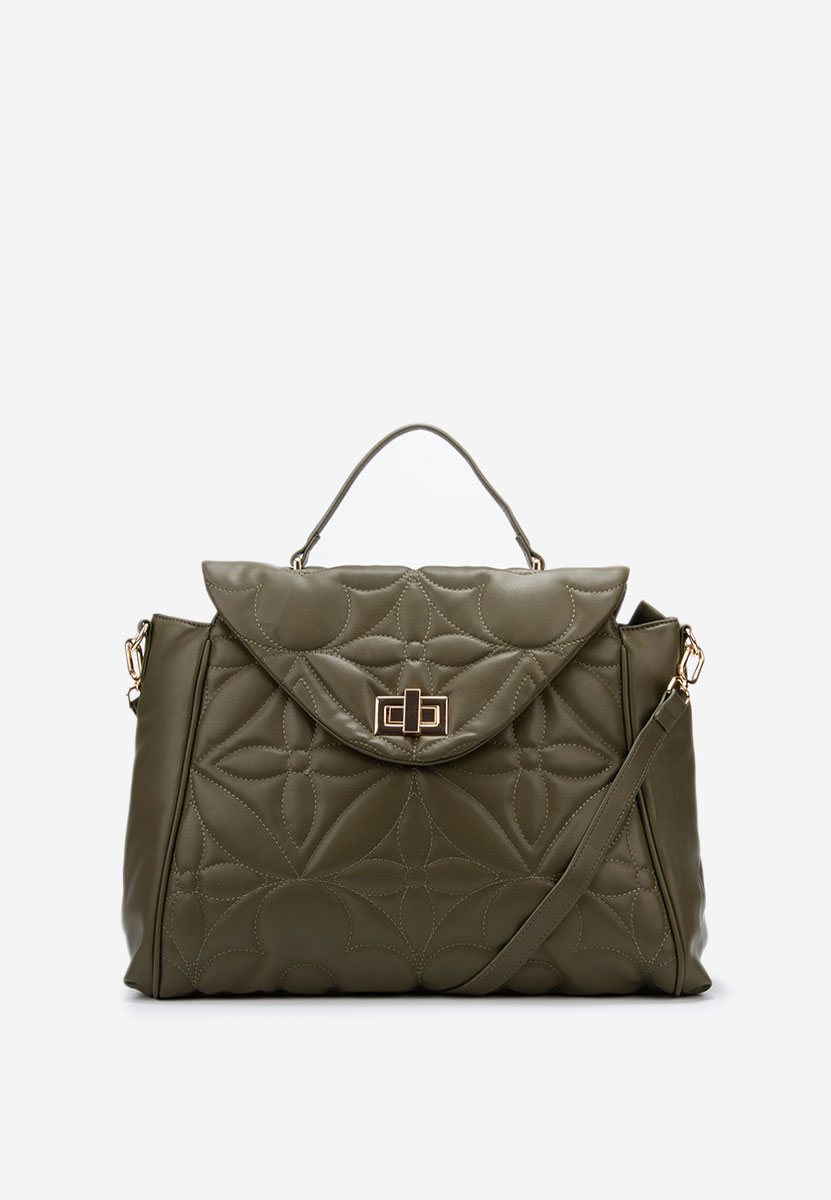 Zelená rukojeť kabelky Kennice