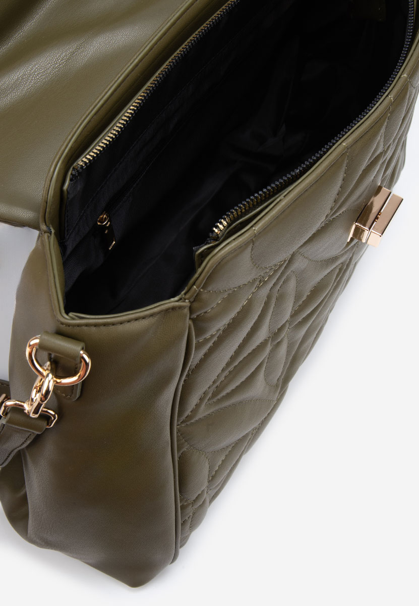 Zelená rukojeť kabelky Kennice