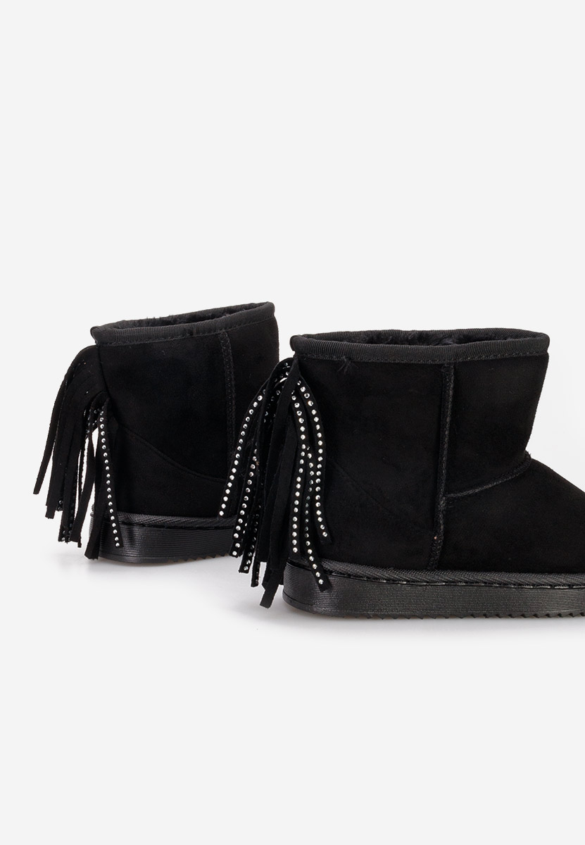 Černé dívčí kozačky Theresia B