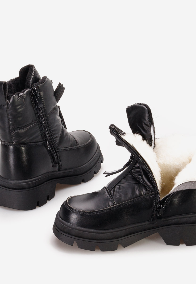 Černé dívčí kotníkové boty Loxley