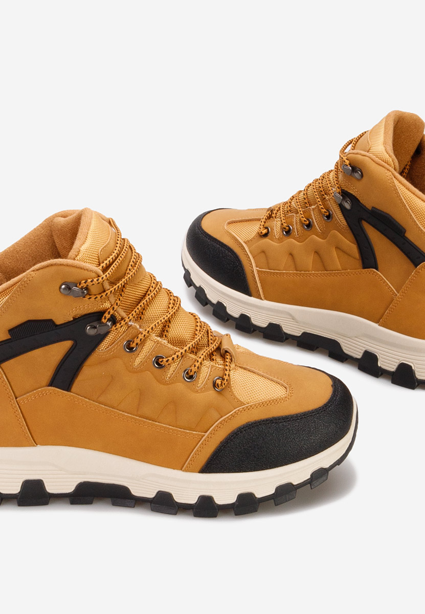 Camelové pánské kotníkové boty Rodney