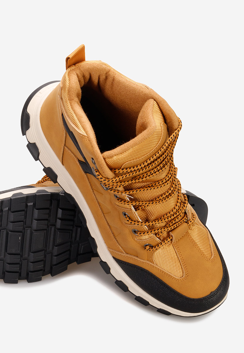 Camelové pánské kotníkové boty Rodney