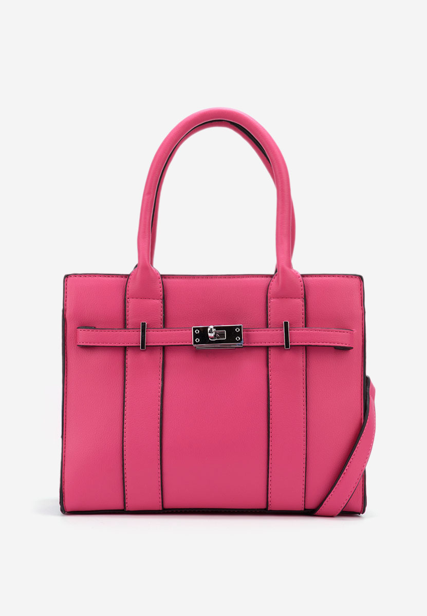 Fuchsiové rukojeť kabelky Yvesa