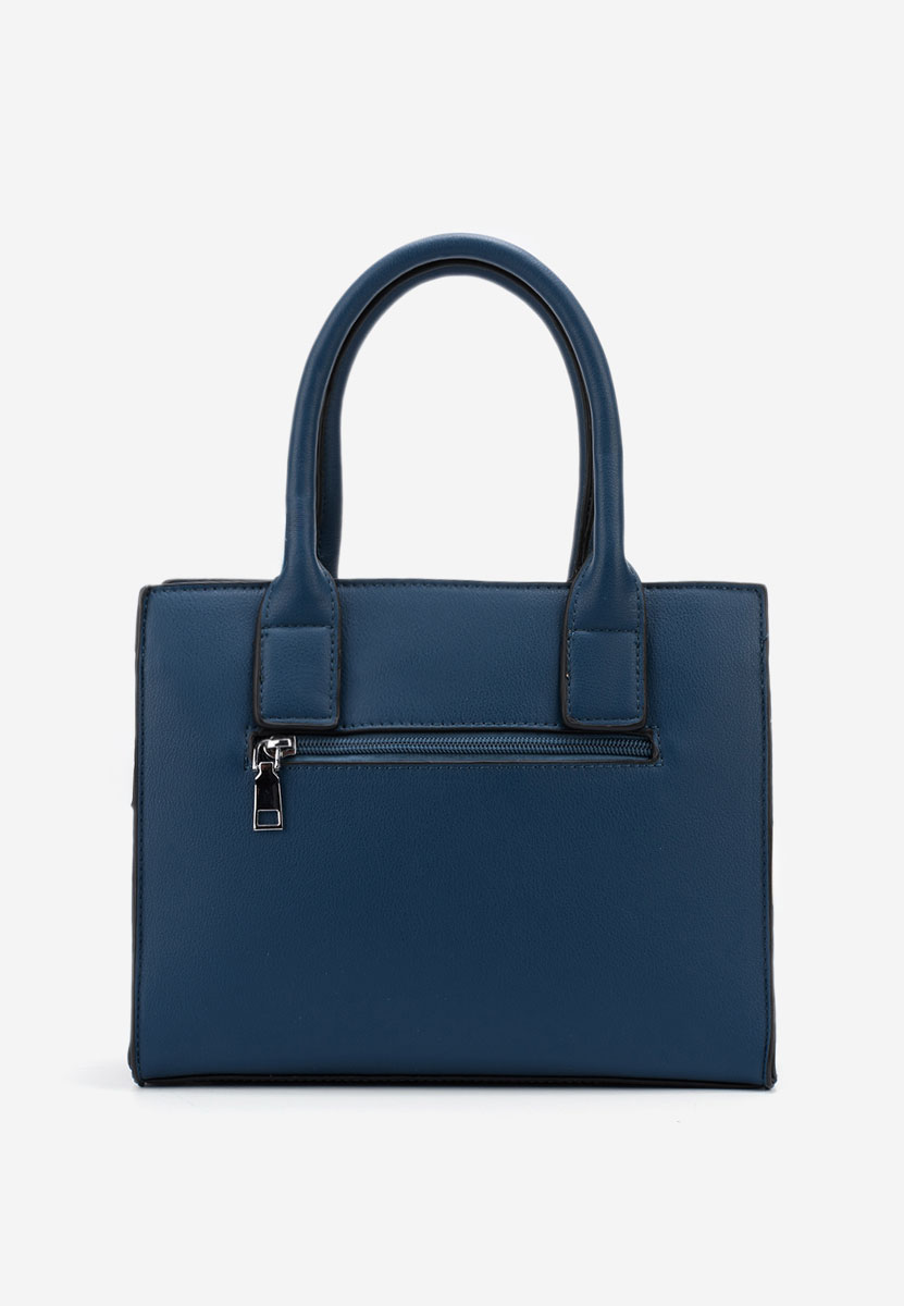 Tmavě modré rukojeť kabelky Yvesa