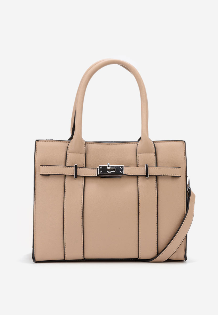 Khaki rukojeť kabelky Yvesa