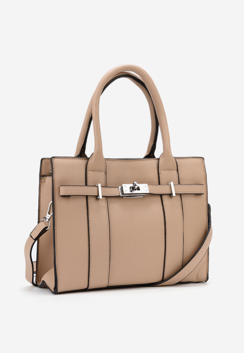 Khaki rukojeť kabelky Yvesa