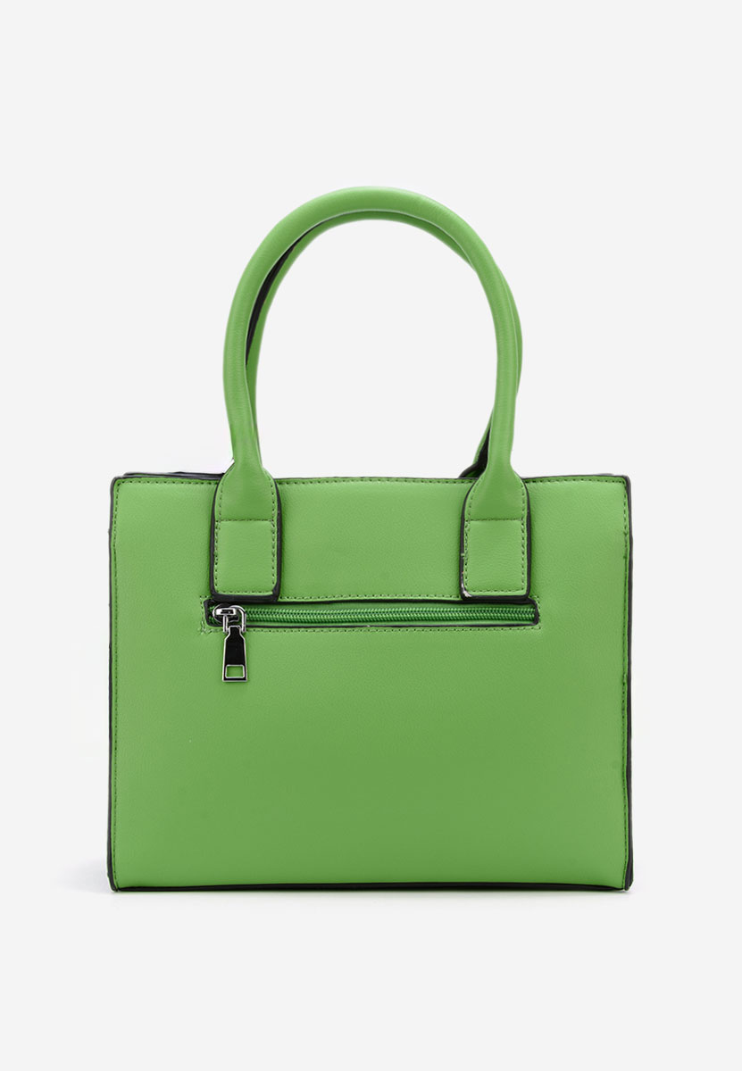 Zelená rukojeť kabelky Yvesa