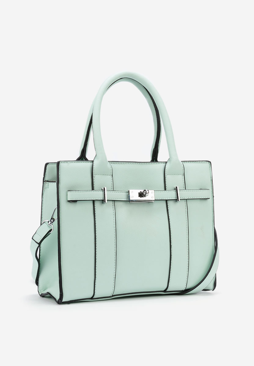 Tyrkysové rukojeť kabelky Yvesa