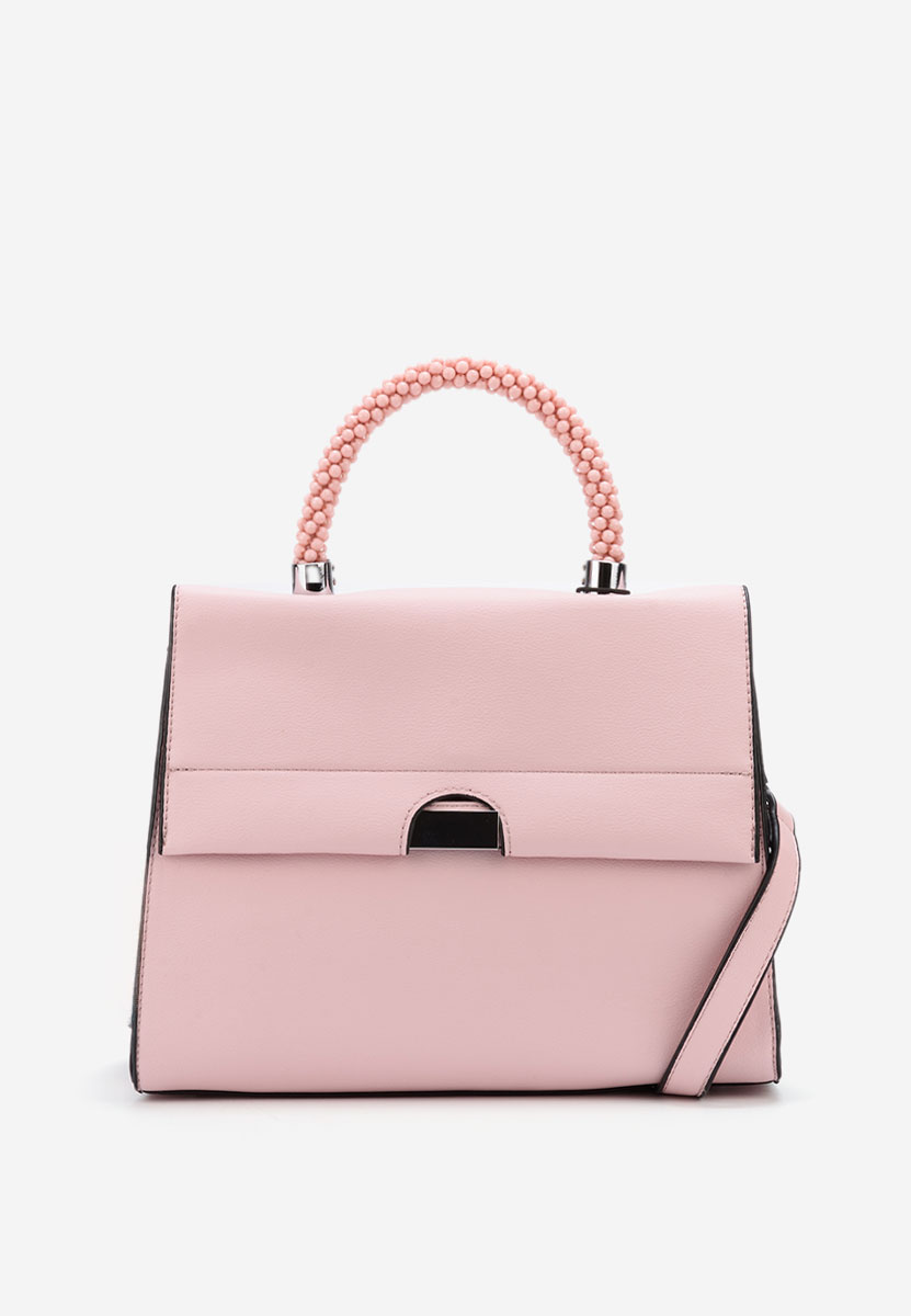 Ružové rukojeť kabelky Saera