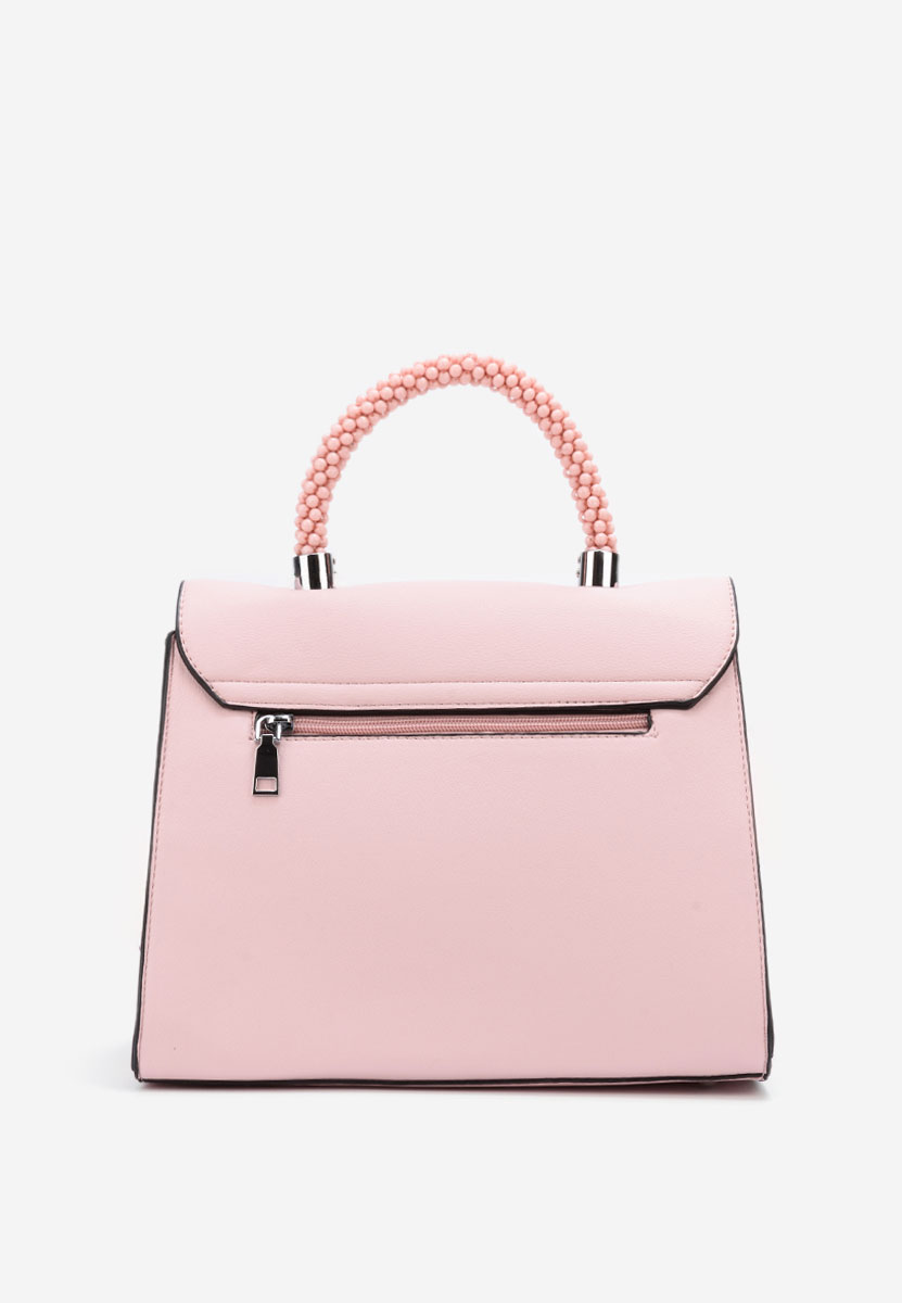 Ružové rukojeť kabelky Saera