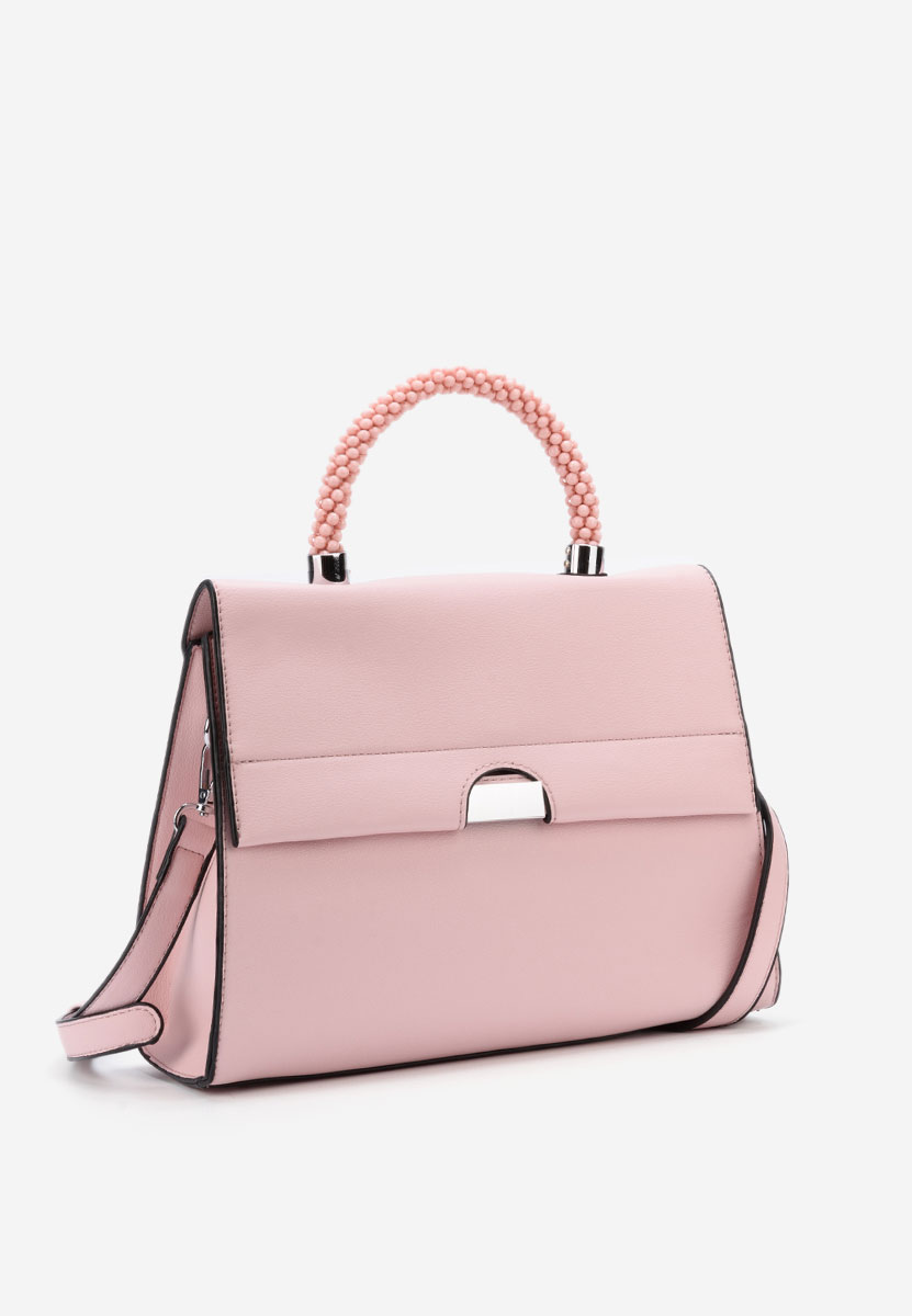 Ružové rukojeť kabelky Saera