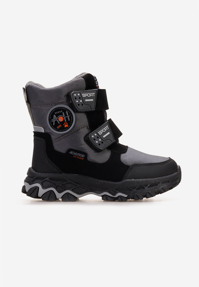 Šedé chlapecké kotníkové boty Forrest