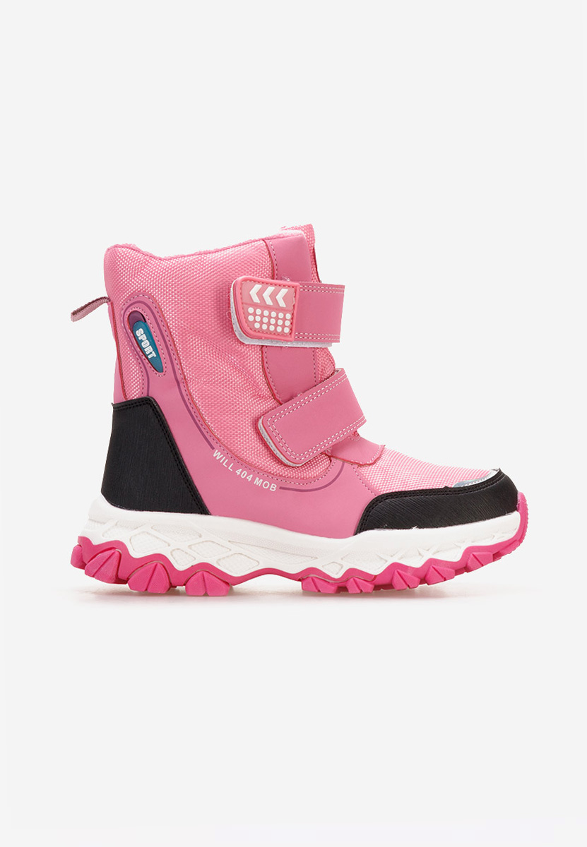 Ružové dívčí kotníkové boty Azalia