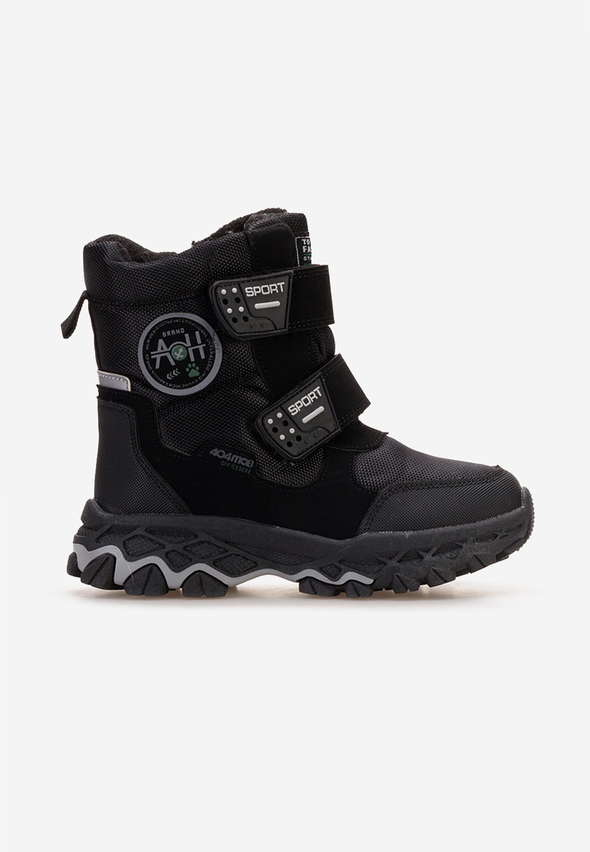 Černé chlapecké kotníkové boty Forrest