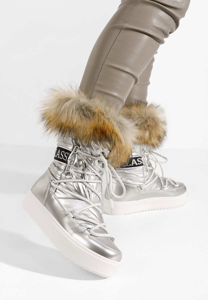 Stribrné dámské sněhule Kemisa V2