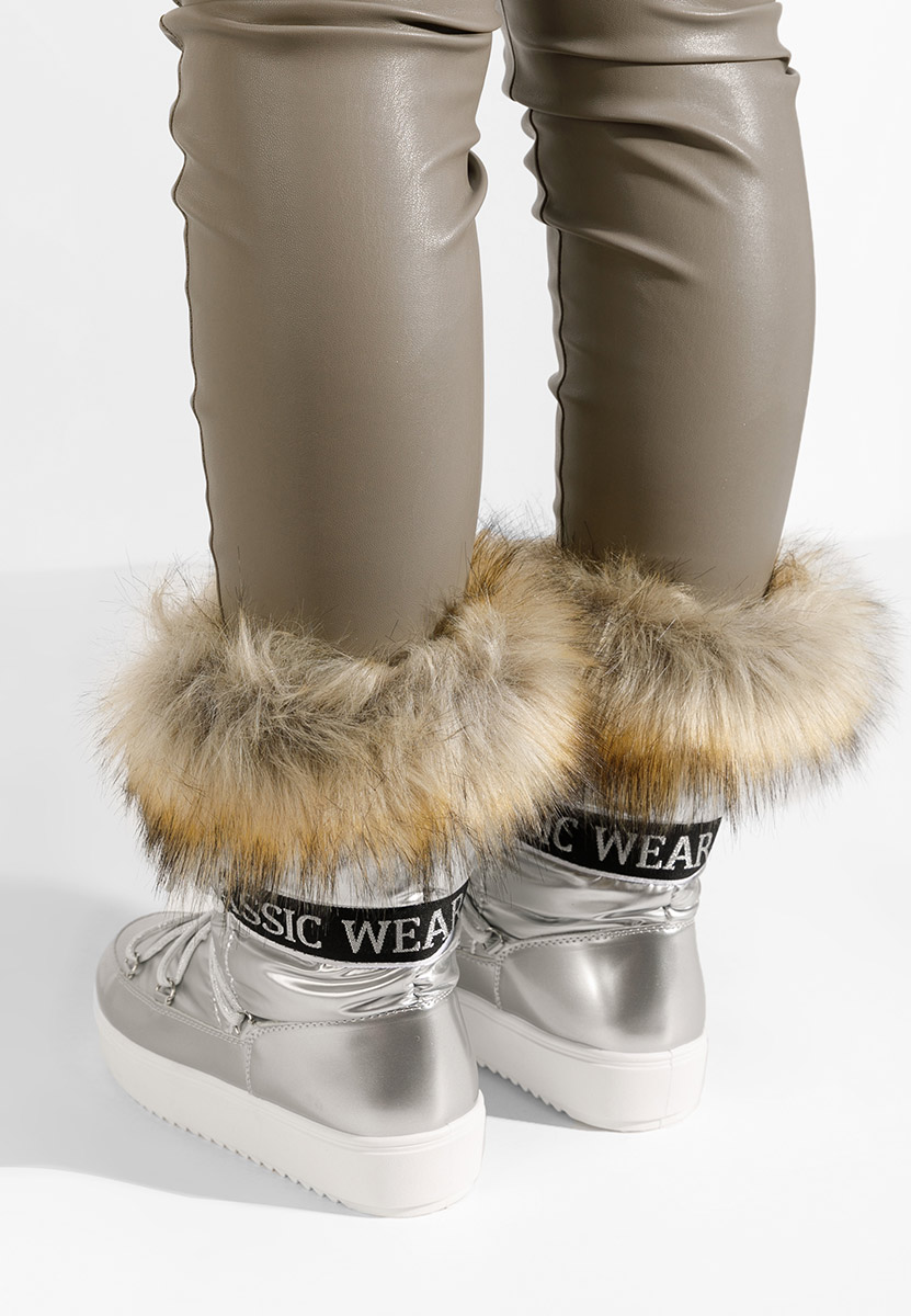 Stribrné dámské sněhule Kemisa V2