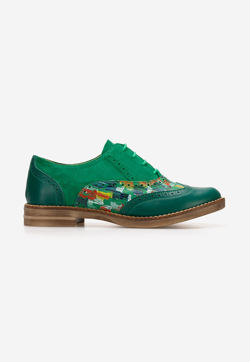 Zelené dámské brogue obuv Emily V2 Zelené dámské brogue obuv Emily V2