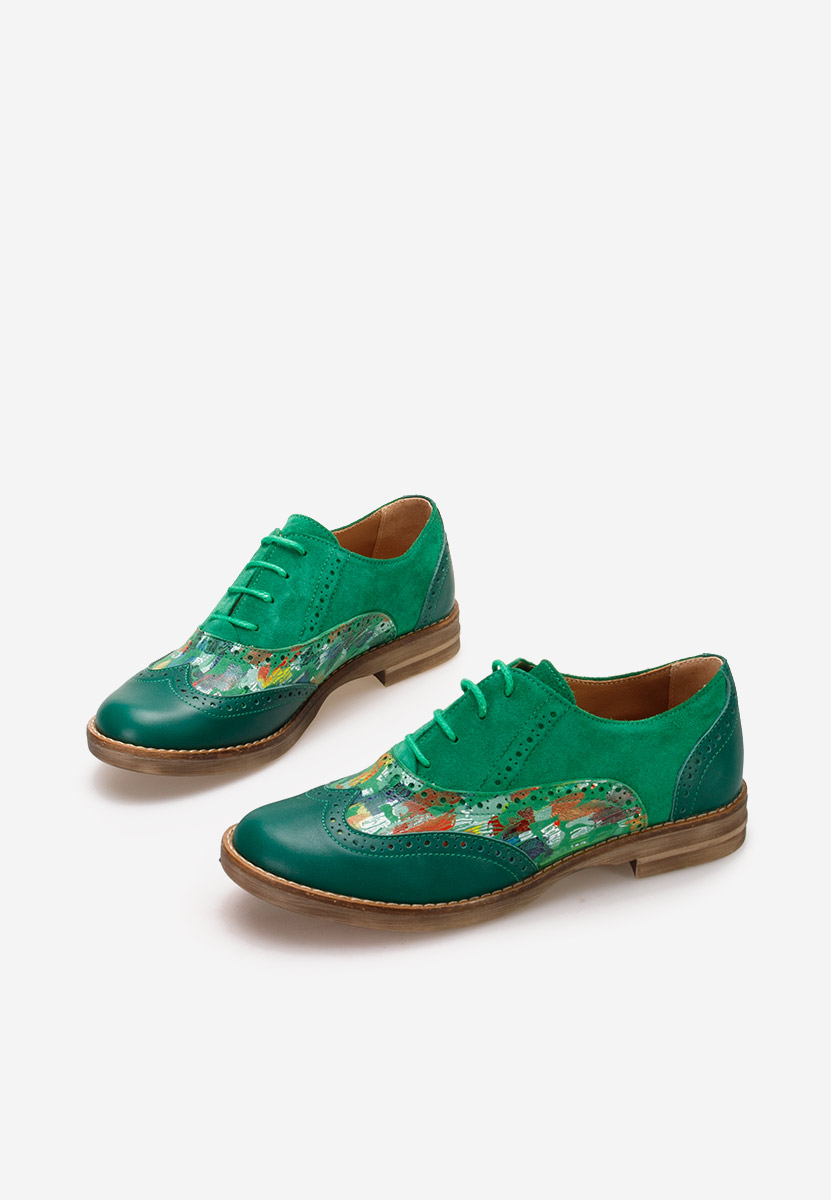 Zelené dámské brogue obuv Emily V2 Zelené dámské brogue obuv Emily V2
