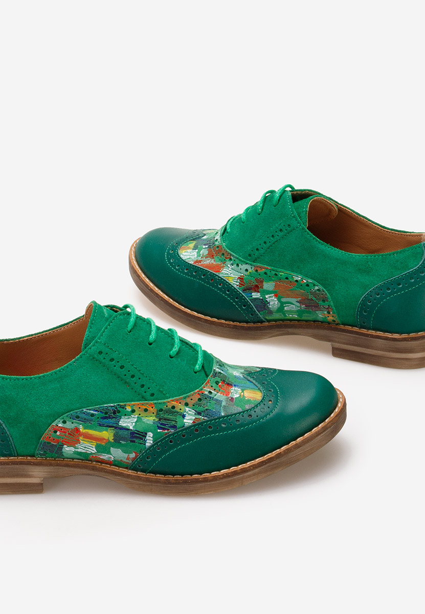 Zelené dámské brogue obuv Emily V2 Zelené dámské brogue obuv Emily V2