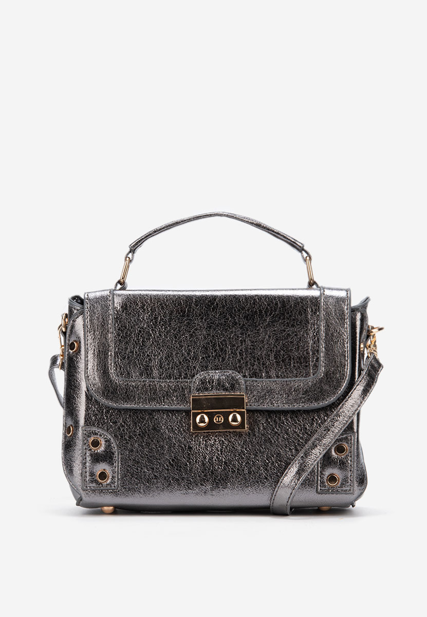 Šedé rukojeť kabelky Aneka