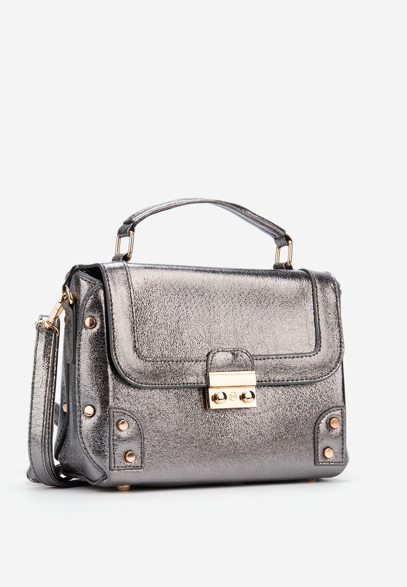 Šedé rukojeť kabelky Aneka