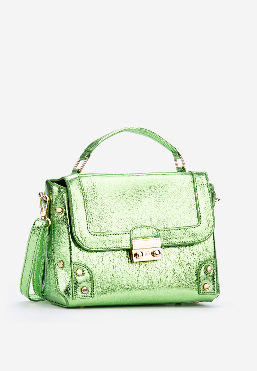 Zelená rukojeť kabelky Aneka