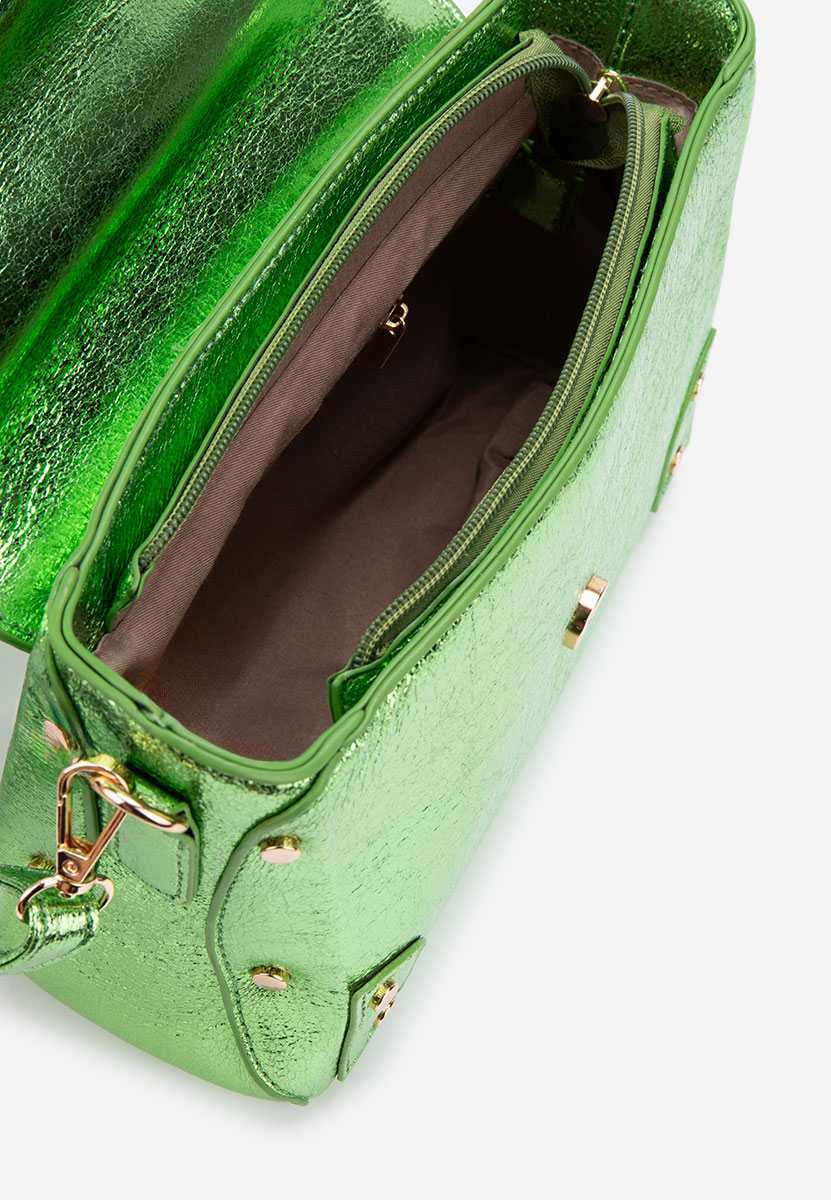 Zelená rukojeť kabelky Aneka