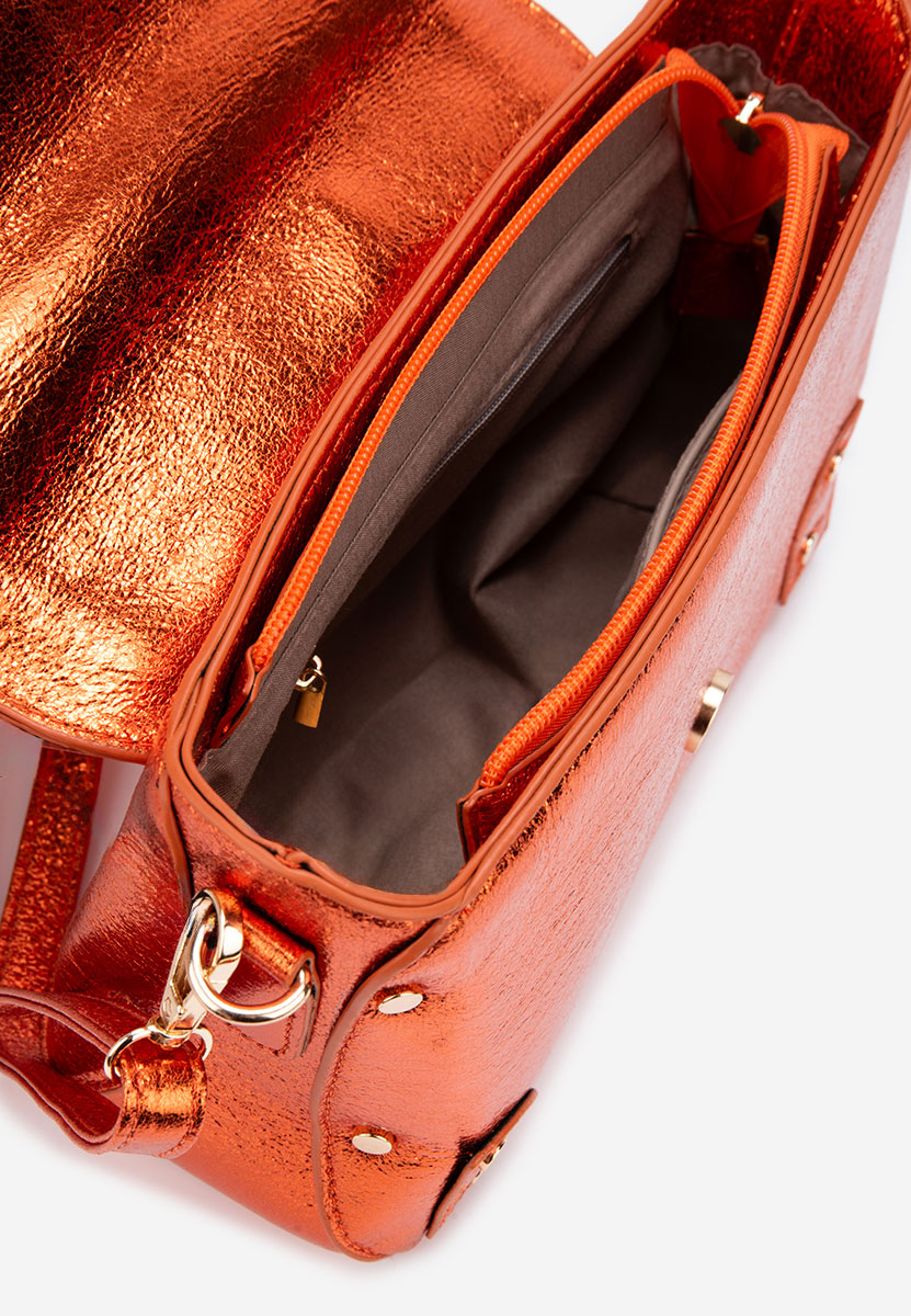 Oranžová rukojeť kabelky Aneka