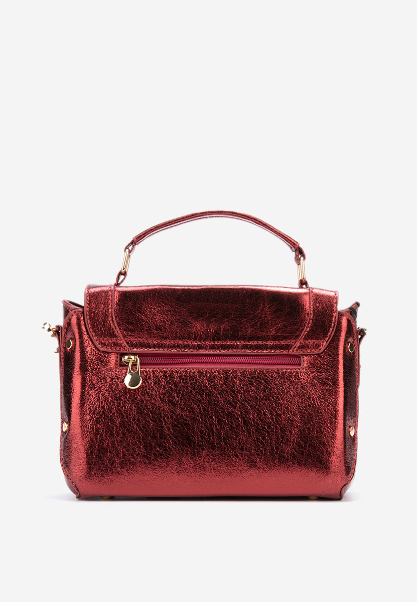 Červená rukojeť kabelky Aneka