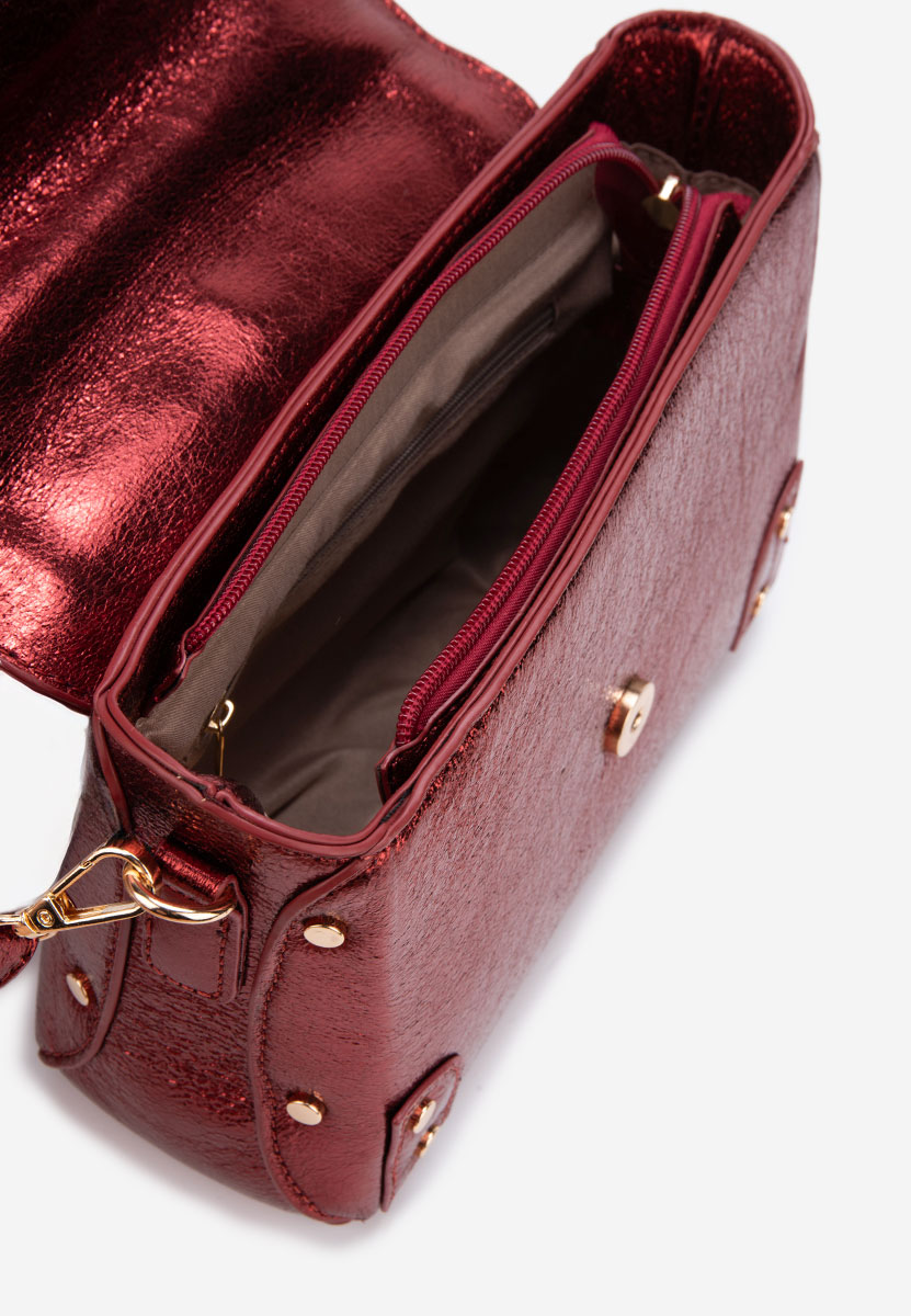 Červená rukojeť kabelky Aneka