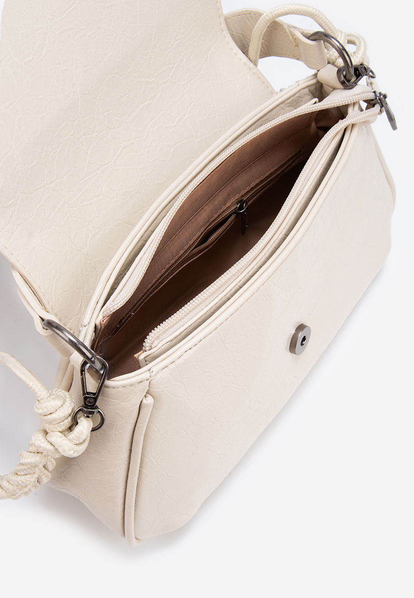 Béžové rukojeť kabelky Tinsia