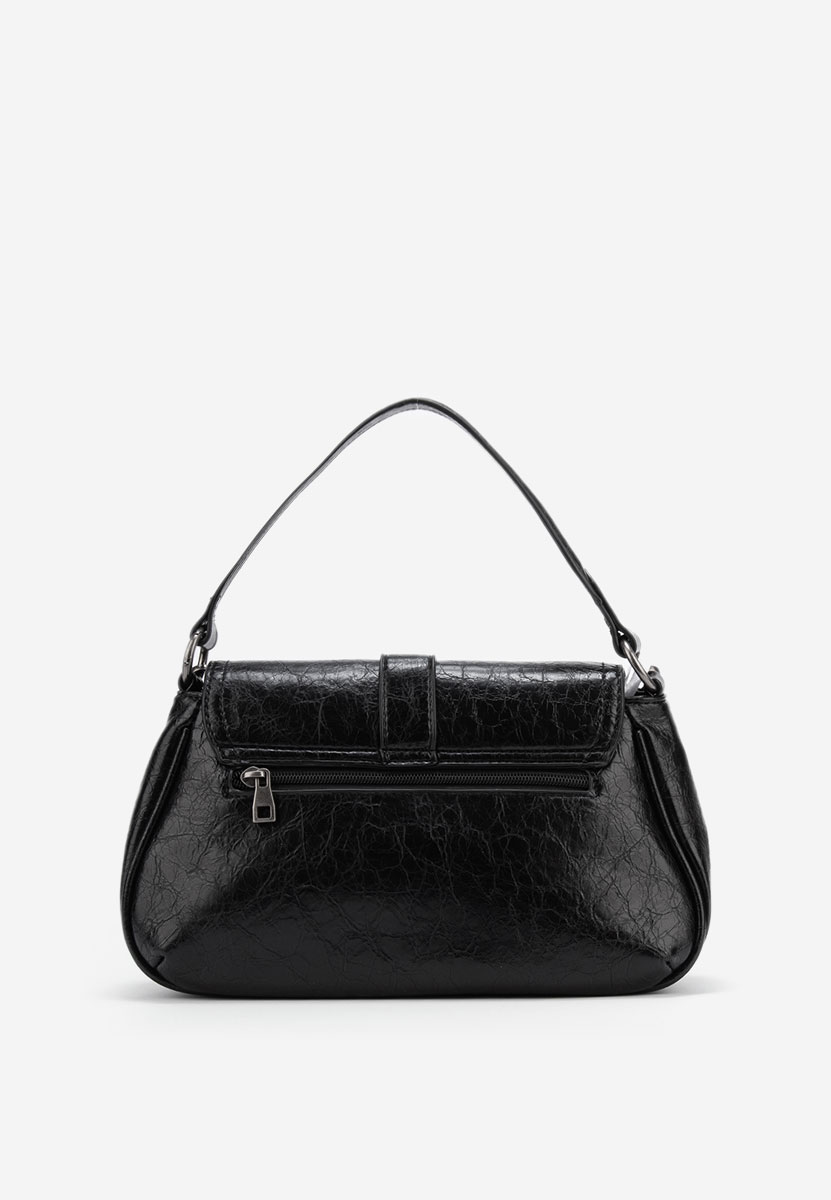 Černá rukojeť kabelky Tinsia