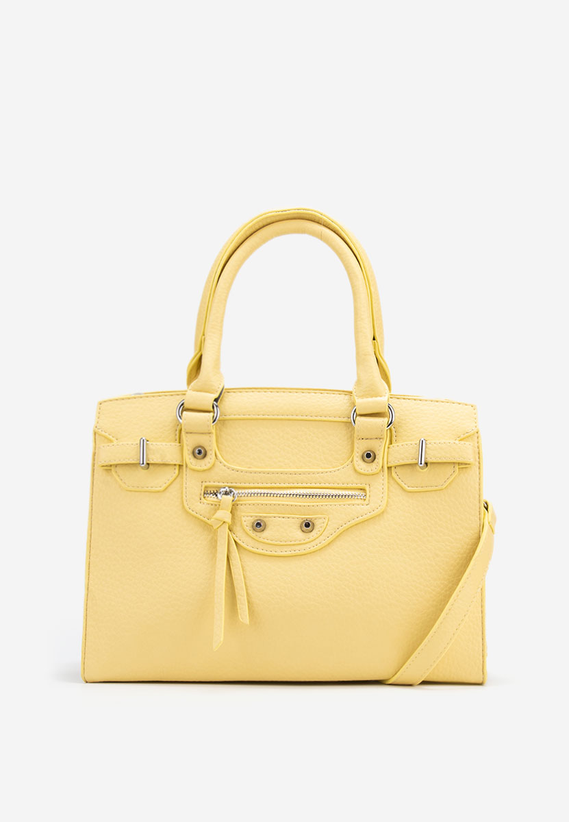 Žlutá rukojeť kabelky Lentia