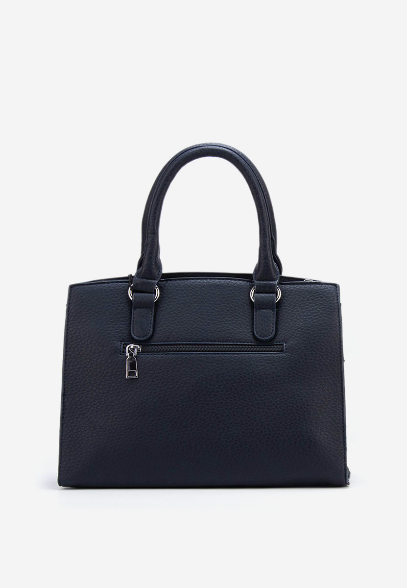 Tmavě modré kancelářská kabelka Lentia