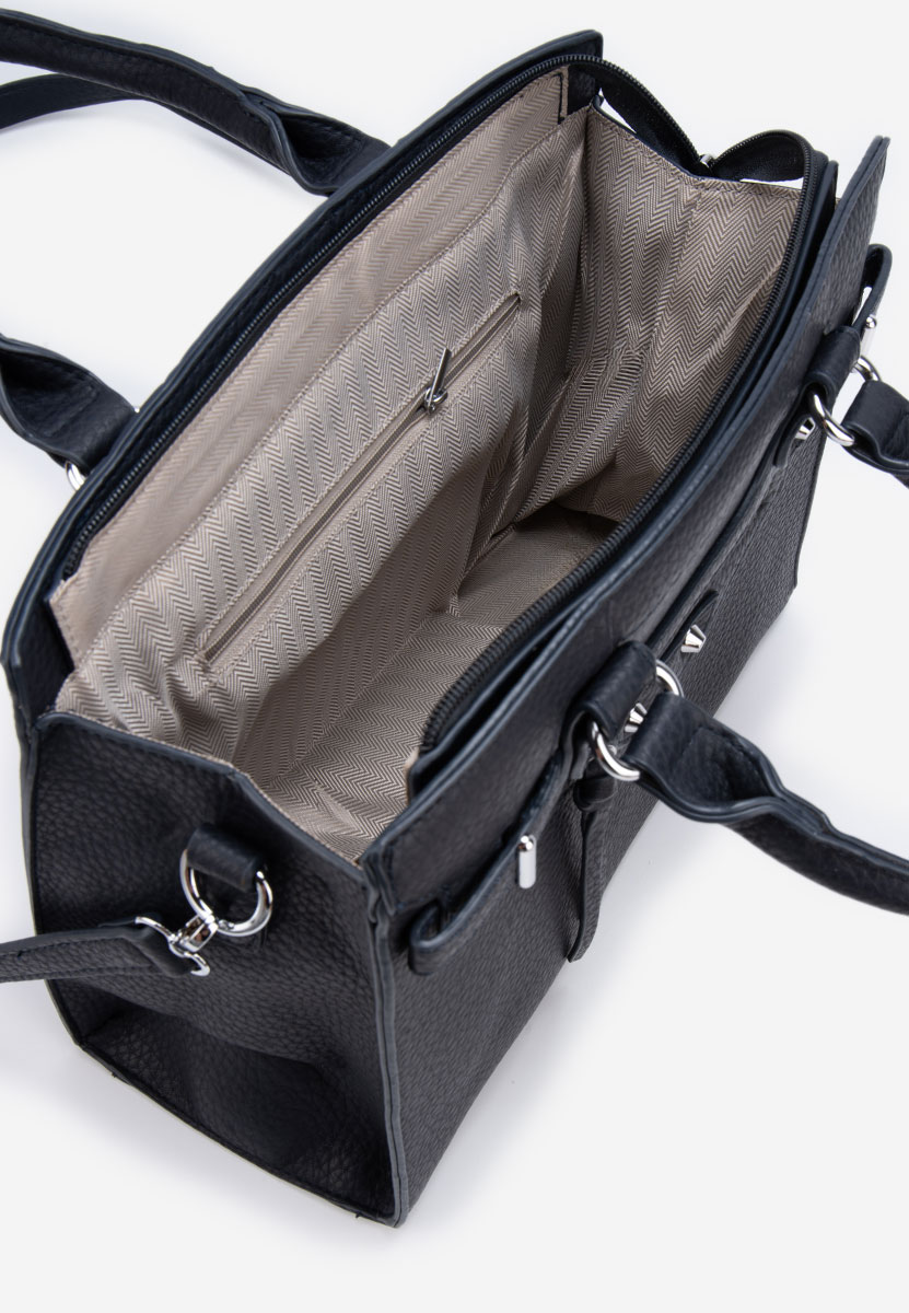 Černá kancelářská kabelka Lentia