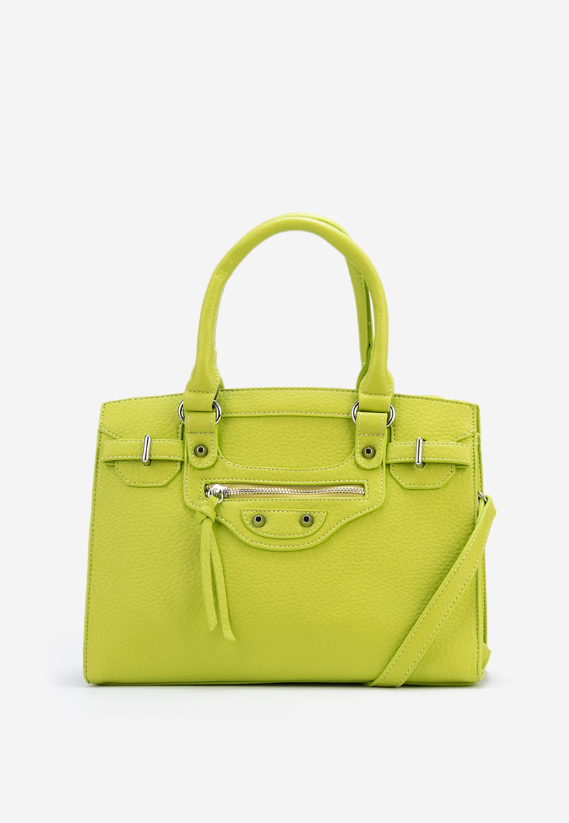 Zelená rukojeť kabelky Lentia