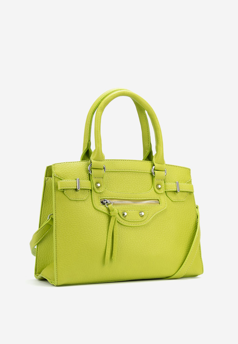 Zelená rukojeť kabelky Lentia