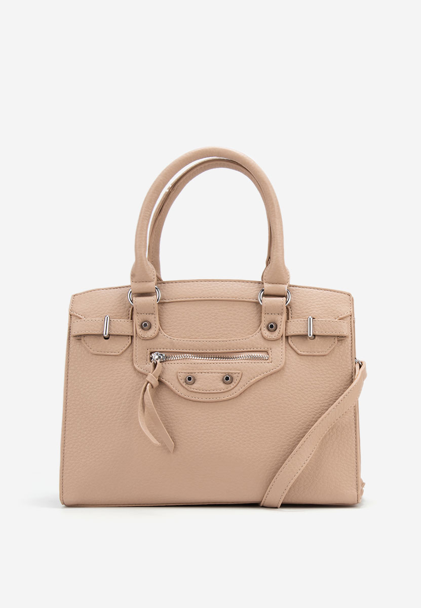 Khaki kancelářská kabelka Lentia