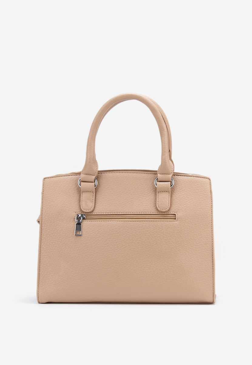 Khaki kancelářská kabelka Lentia