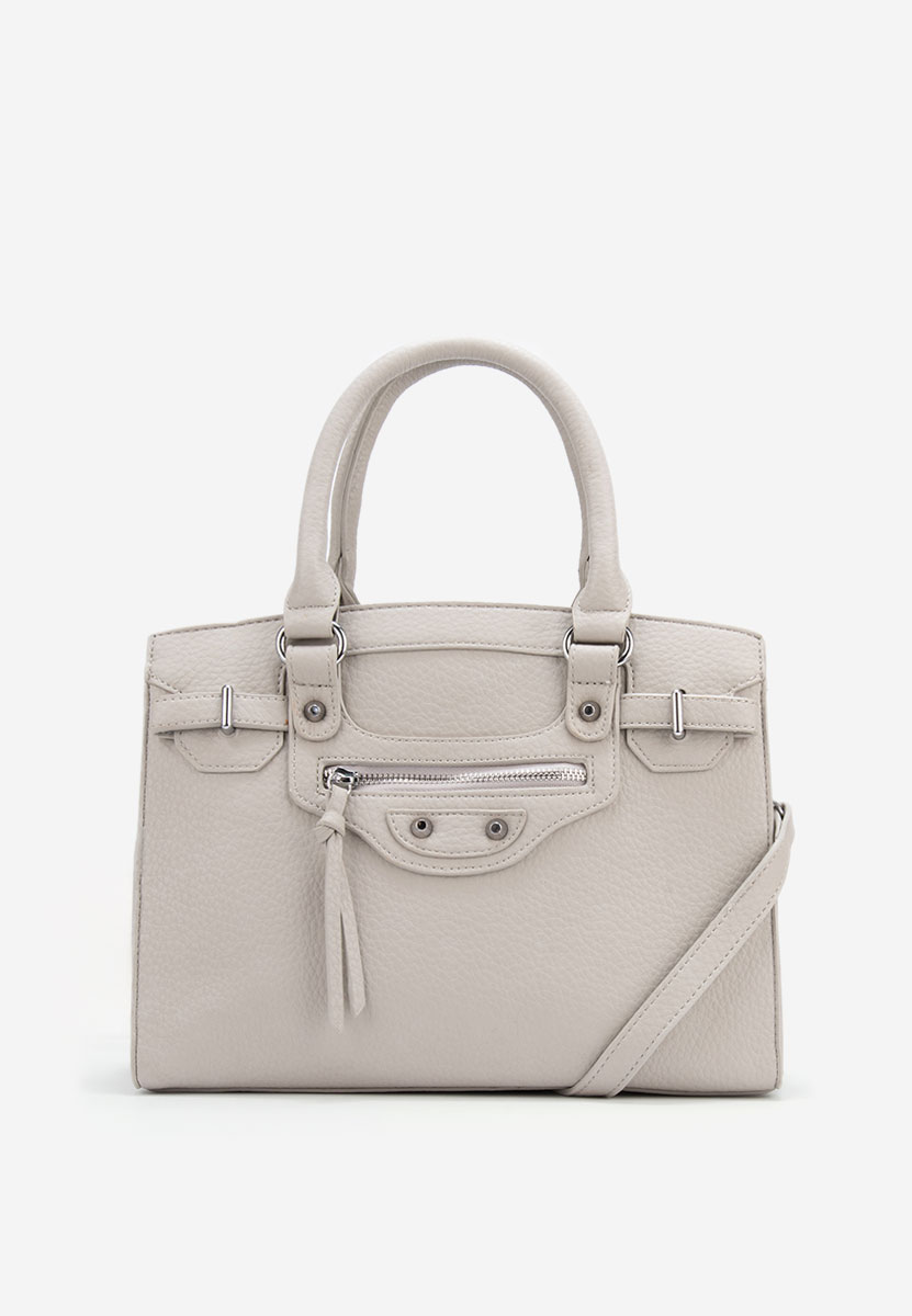 Šedé kancelářská kabelka Lentia