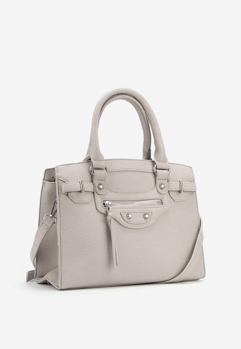 Šedé kancelářská kabelka Lentia