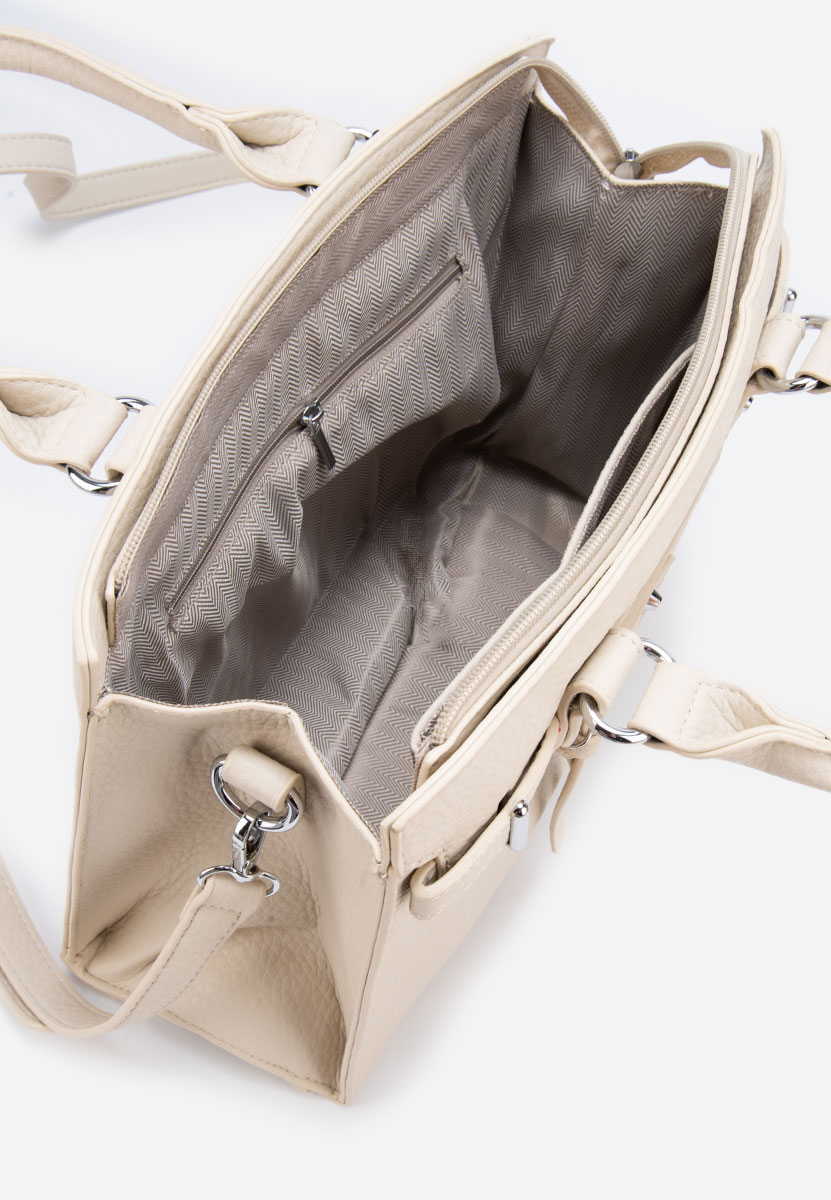 Béžové kancelářská kabelka Lentia